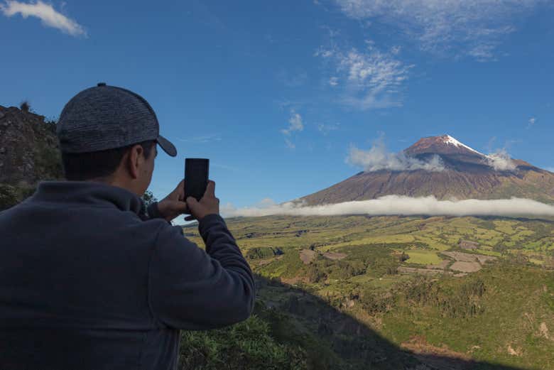 Fotografiando el volcán Tungurahua