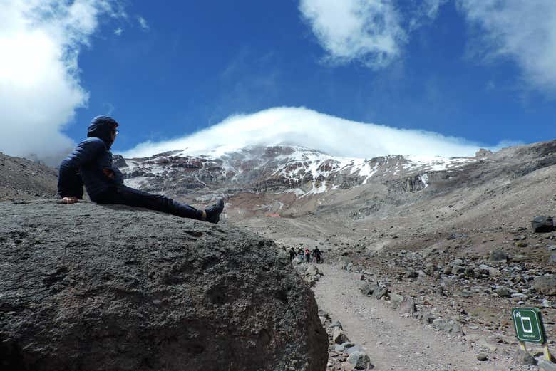 Views of the Chimborazo Volcano