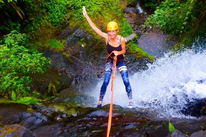 Go canyoning in the Bucay waterfalls