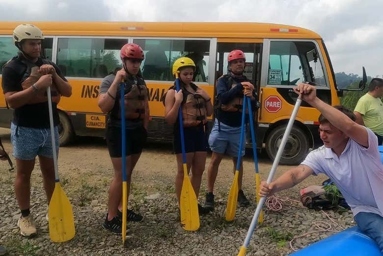 Embark on a rafting adventure down the Chimbo River