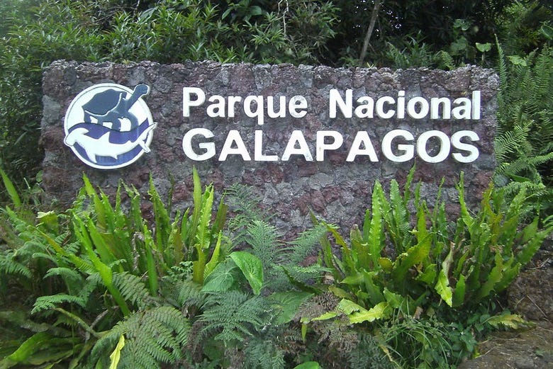 Entrance to the Galapagos National Park