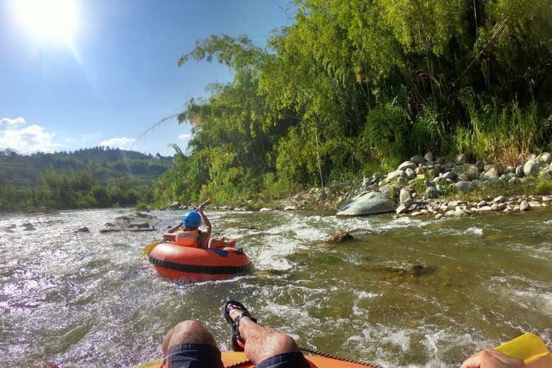 Tubing por el río Mindo