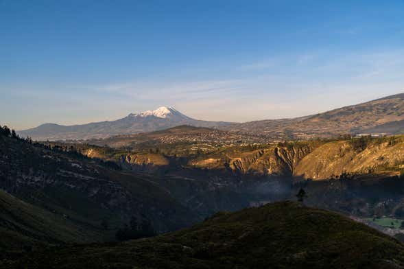 Horse Riding Activity at the Chimborazo Volcano