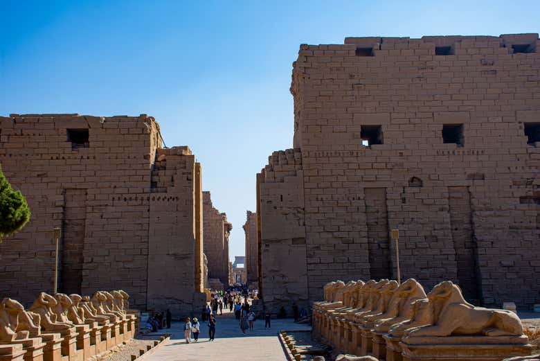 Entrada al Templo de Karnak