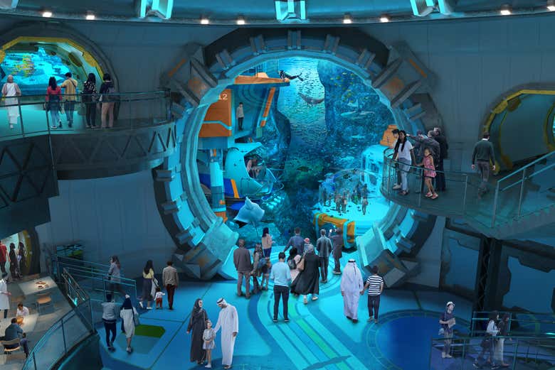 Visit the dazzling SeaWorld Abu Dhabi aquarium