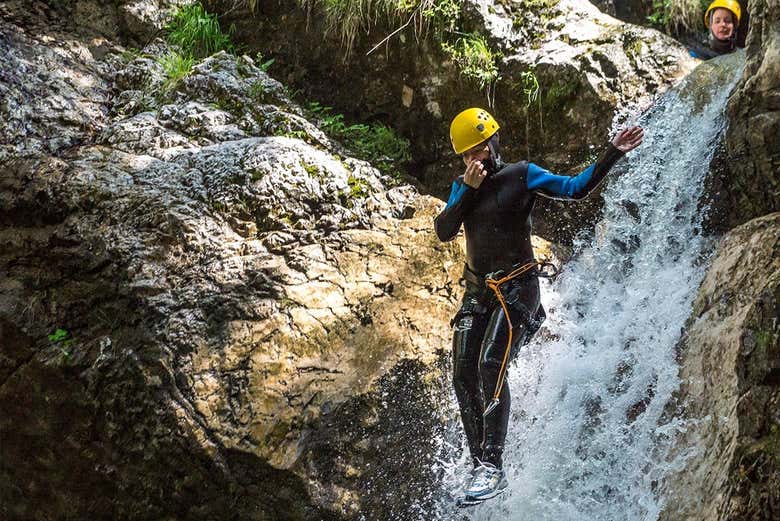 Barranquismo en el cañón de Susec