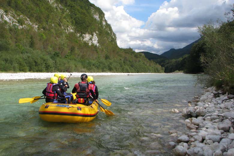 Heading down the river