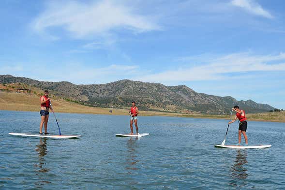 Paddle surf en el embalse de Alange