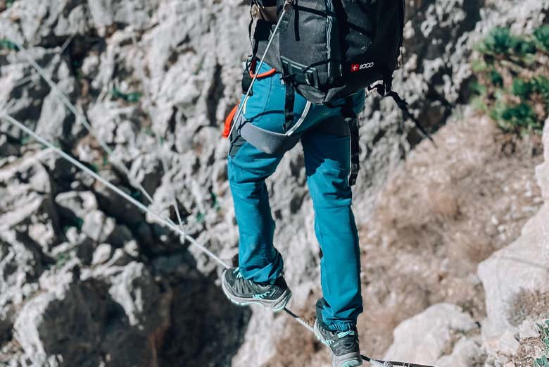 Walking on the Via ferrata