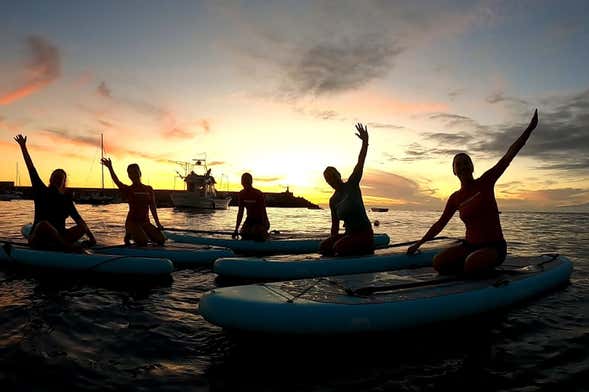 Paddle Surfing in Arguineguín