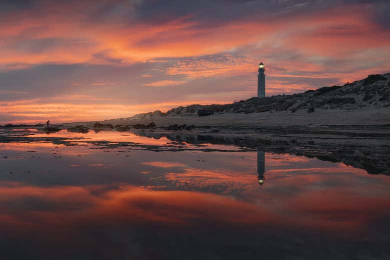 Atardecer sobre el Cabo Trafalgar