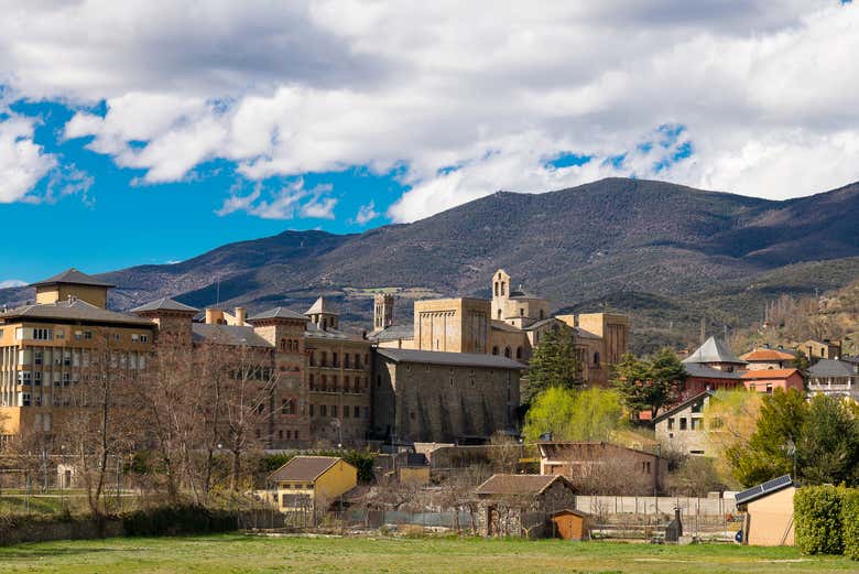 Vista panorâmica da bela cidade de La Seu d'Urgell