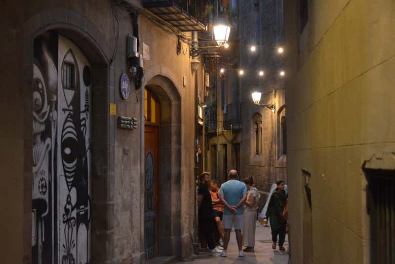 Pasaremos por los callejones del Barrio Gótico