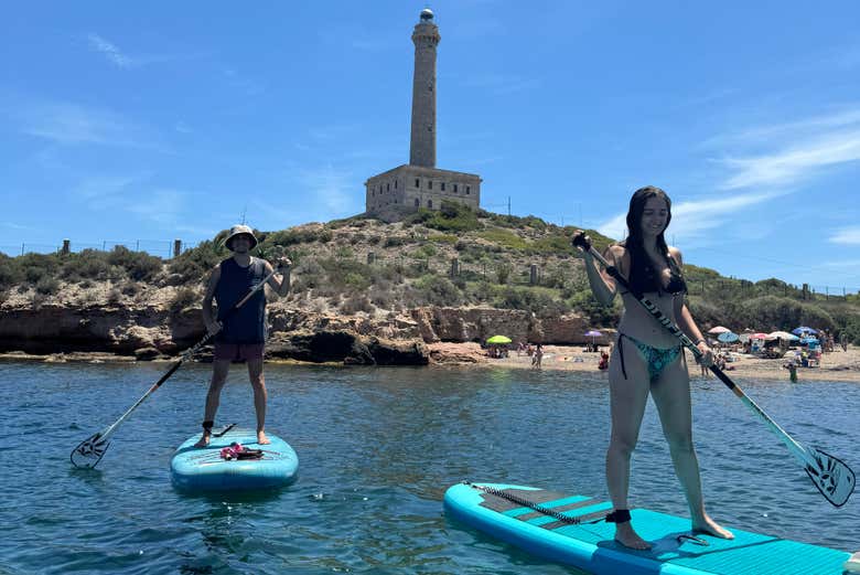 Row next to the Palo de Cabos lighthouse