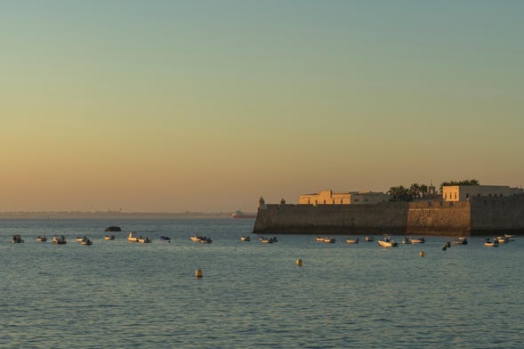 Tour por el castillo de Santa Catalina al atardecer