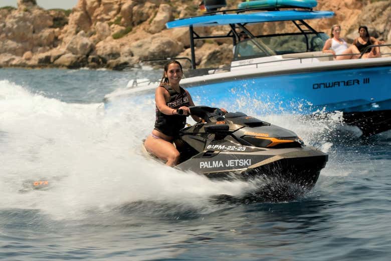 Jet Ski Rental in Cala Nova - Book Online at Civitatis.com