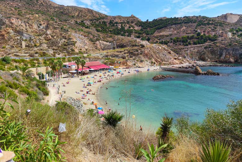 Visit Cala Cortina, a hidden gem in Cartagena