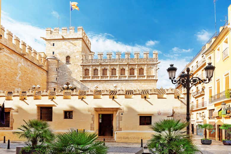 The old Silk Exchange in Valencia 