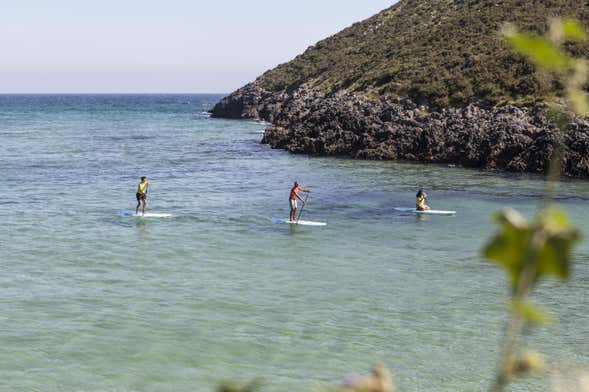 Tour en paddle surf por la costa de Llanes