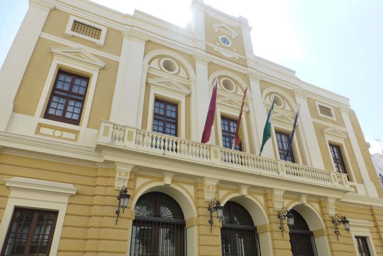 Ayuntamiento de Chiclana de la Frontera, en el casco antiguo