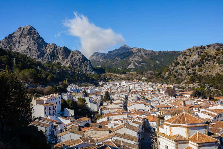 Panoramic view of Grazalema