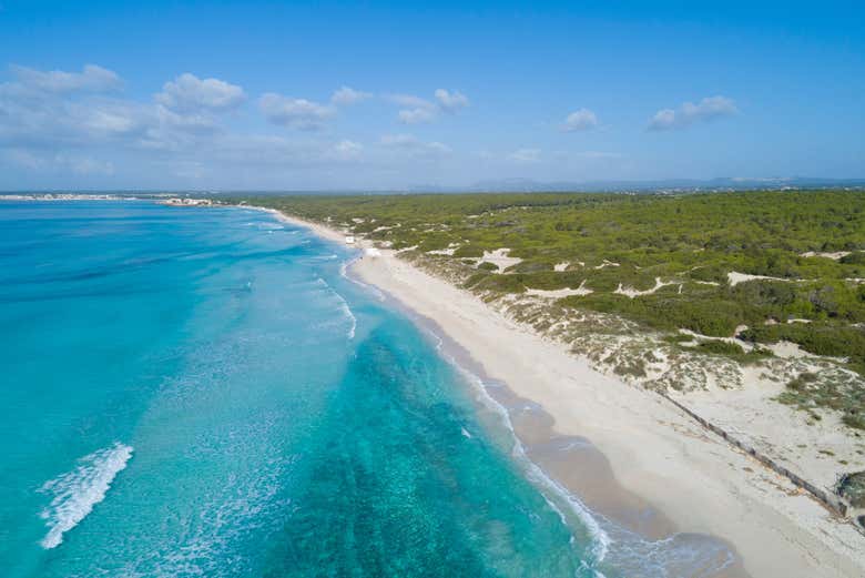 Visit one of the most beautiful beaches in Mallorca