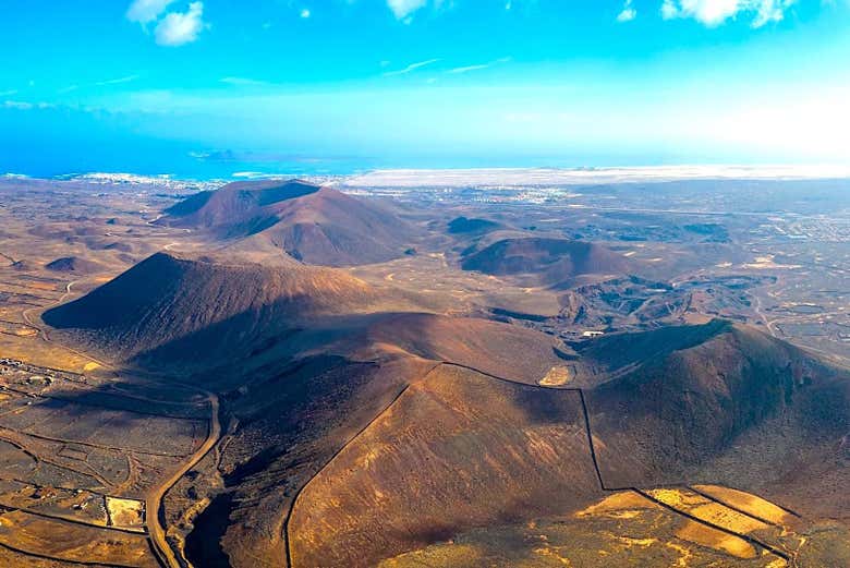 Calderón Hondo, uno de los volcanes más bonitos de Fuerteventura