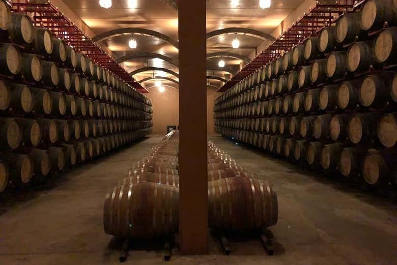 See the barrel room 