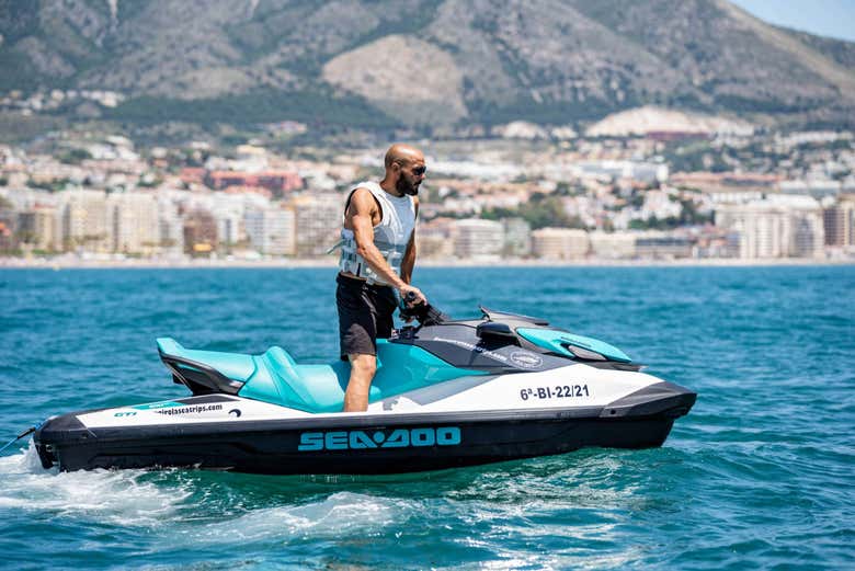 Ride a jet ski in Fuengirola