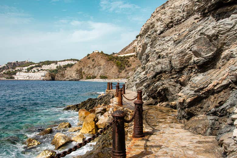 Vistas de la costa de Almuñécar