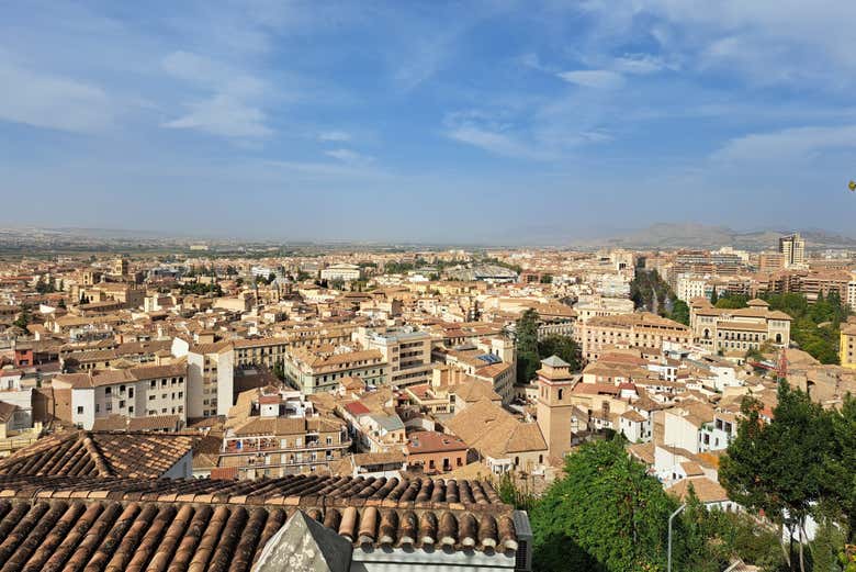 Vue panoramique sur Grenade