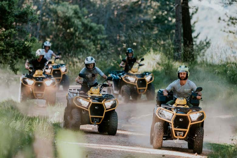 Discover the area in style on the quad bikes