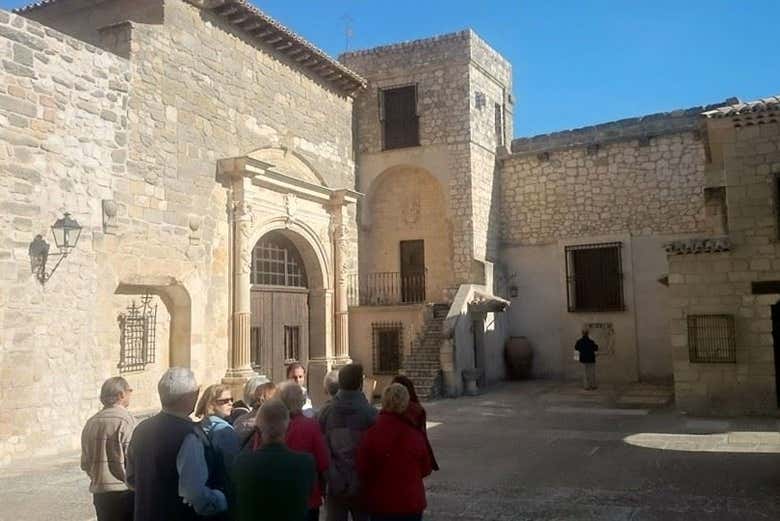 Durante a visita guiada por Huete