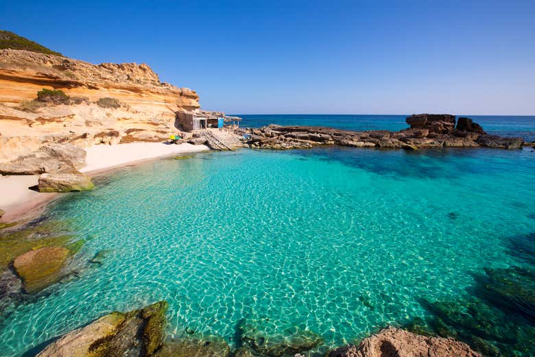 Una de las playas de Formentera