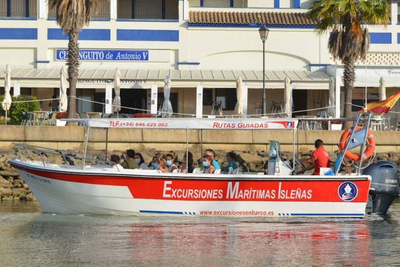 Navegando por las aguas de Isla Cristina