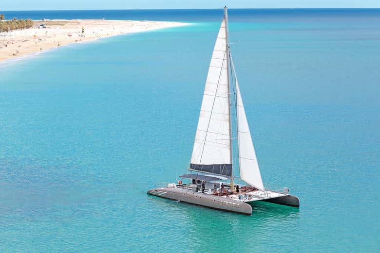 Our catamaran