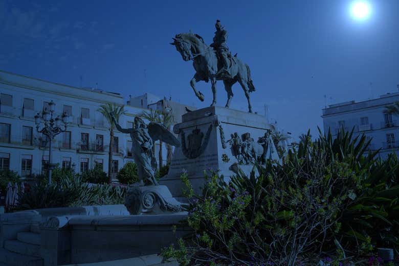 Jerez de la Frontera al caer la noche