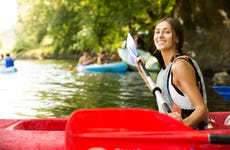 Descenso del río Nalón en canoa