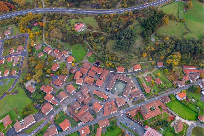 Vistas aéreas de Lecumberri