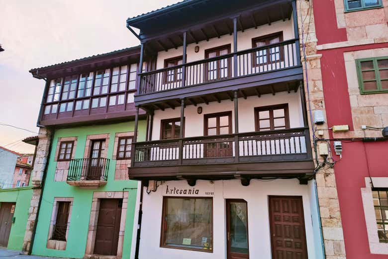 Casas típicas de Llanes