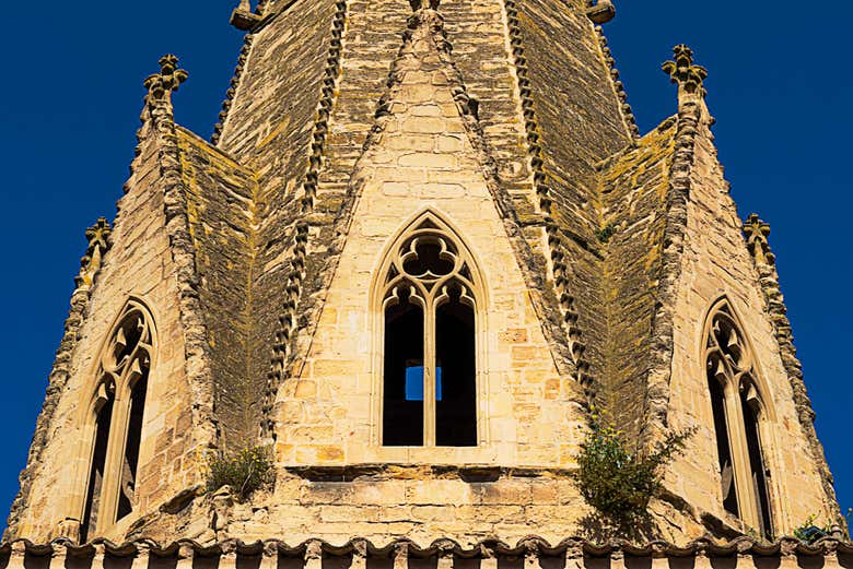 Detalhes da igreja de Logroño