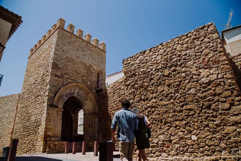 Contemplando las murallas de Lorca