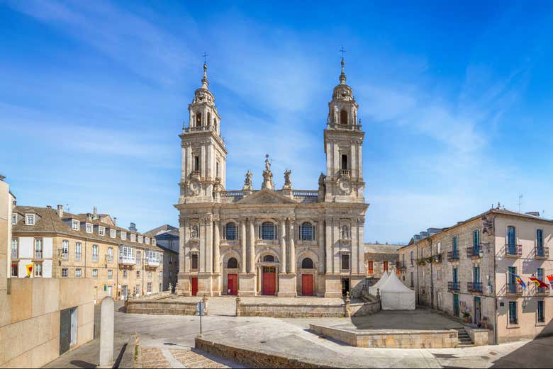 Fachada de la catedral de Lugo