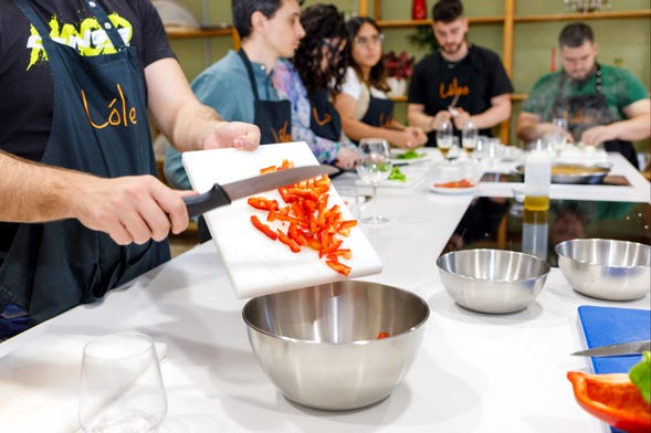 Clase de cocina española en Madrid