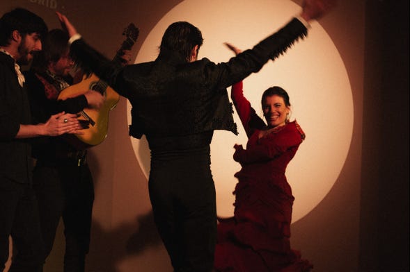 Espectáculo en el Centro Cultural de Flamenco de Madrid