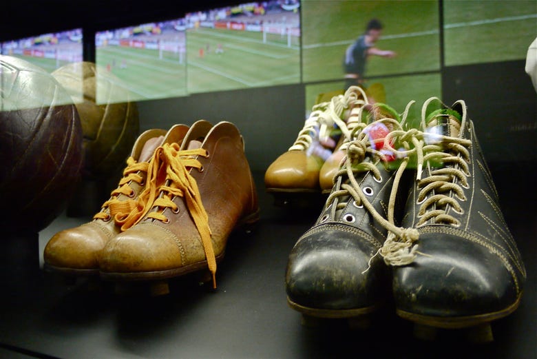 Old football boots