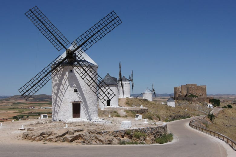 Molinos de Consuegra, en la provincia de Toledo