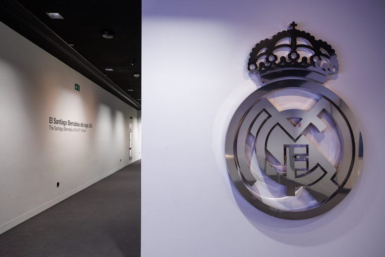 Escudo del Real Madrid en su museo