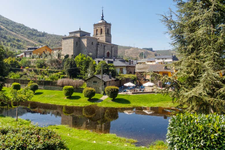 Panoramica di Molinaseca, nella zona di El Bierzo