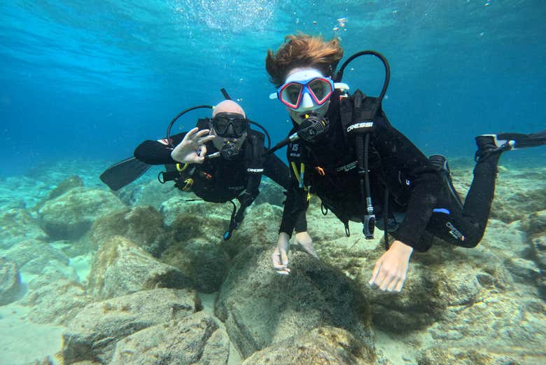 Explorando los fondos marinos del sur de Fuerteventura